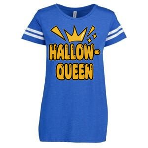 Hallow Queen Halloween Lover Enza Ladies Jersey Football T-Shirt