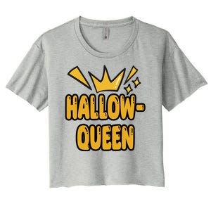 Hallow Queen Halloween Lover Women's Crop Top Tee