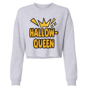 Hallow Queen Halloween Lover Cropped Pullover Crew