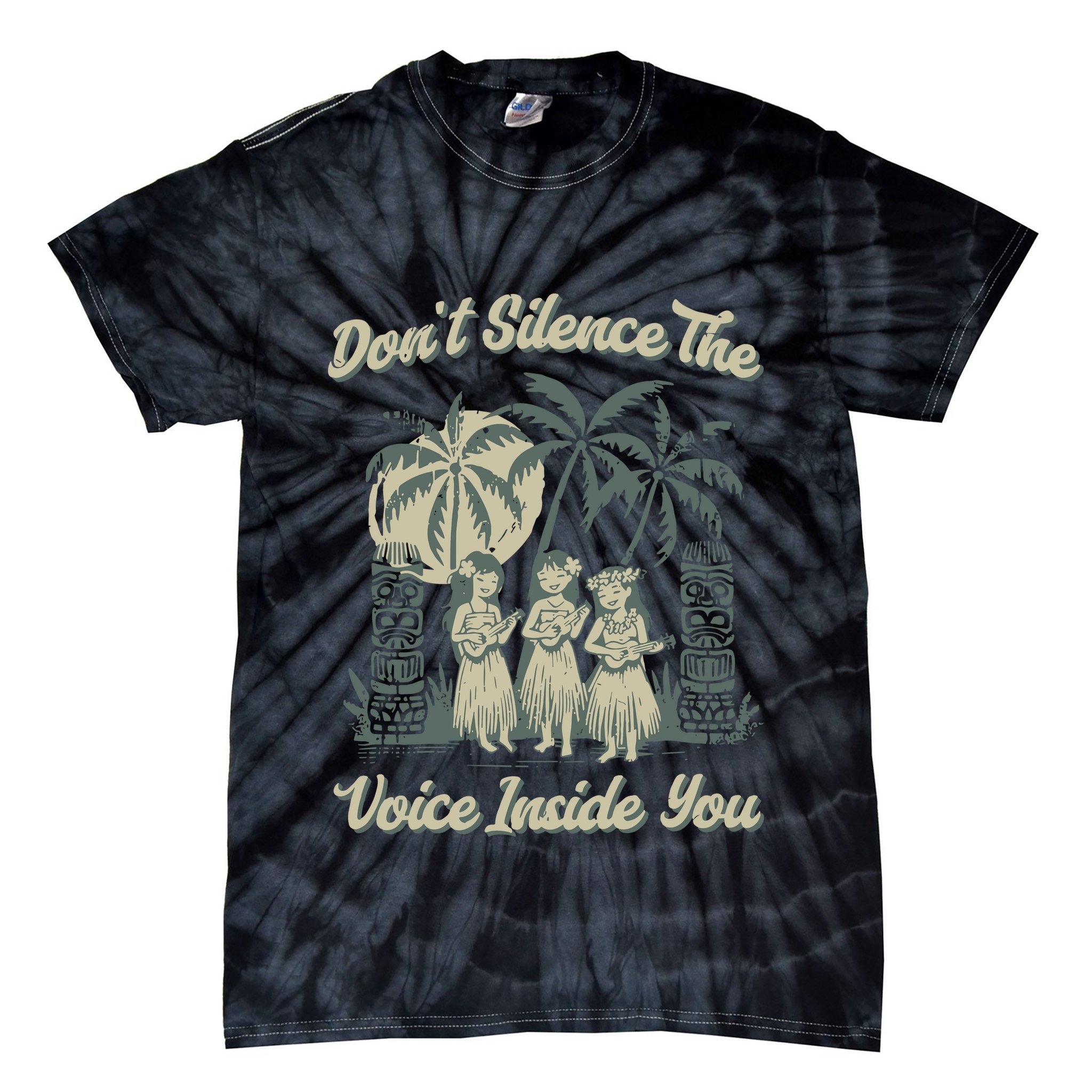 Hawaiin Quote Tie-Dye T-Shirt
