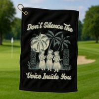 Hawaiin Quote Golf Towel