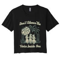 Hawaiin Quote Women's Crop Top Tee