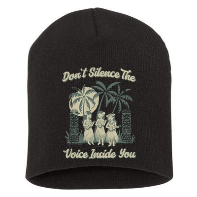 Hawaiin Quote Short Acrylic Beanie