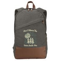 Hawaiin Quote Cotton Canvas Backpack