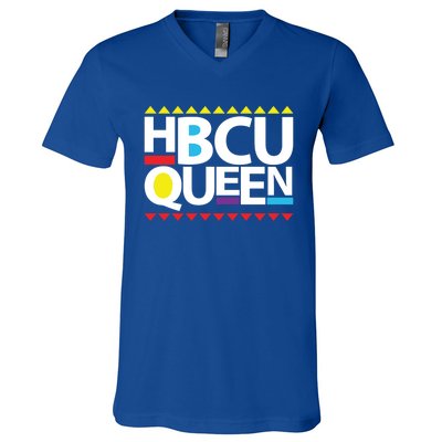 Hbcu Queen Historically Colleges Universities Black History Gift V-Neck T-Shirt