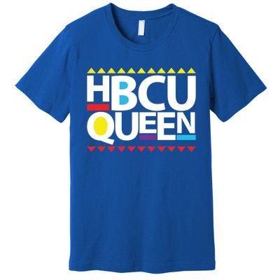 Hbcu Queen Historically Colleges Universities Black History Gift Premium T-Shirt