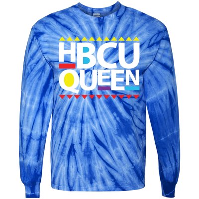 Hbcu Queen Historically Colleges Universities Black History Gift Tie-Dye Long Sleeve Shirt