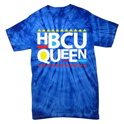 Hbcu Queen Historically Colleges Universities Black History Gift Tie-Dye T-Shirt