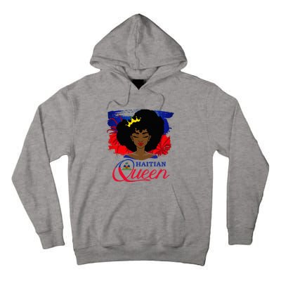 Haitian Queen Haiti Flag Melanin Tall Hoodie