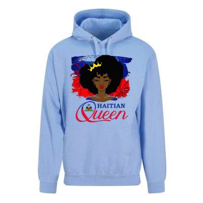 Haitian Queen Haiti Flag Melanin Unisex Surf Hoodie