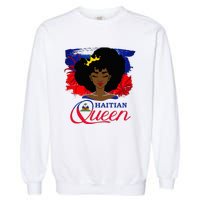 Haitian Queen Haiti Flag Melanin Garment-Dyed Sweatshirt