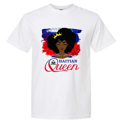 Haitian Queen Haiti Flag Melanin Garment-Dyed Heavyweight T-Shirt