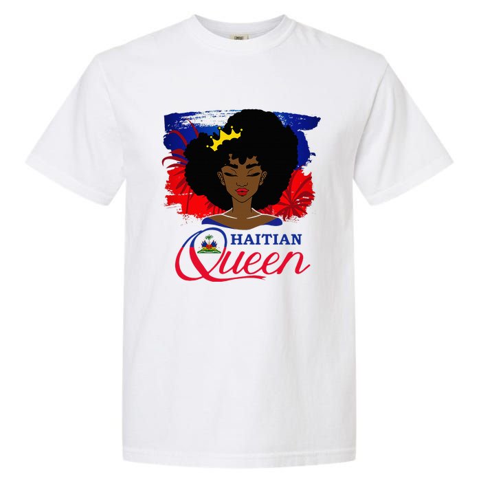 Haitian Queen Haiti Flag Melanin Garment-Dyed Heavyweight T-Shirt