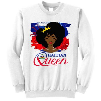 Haitian Queen Haiti Flag Melanin Sweatshirt