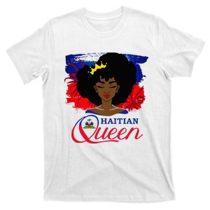 Haitian Queen Haiti Flag Melanin T-Shirt