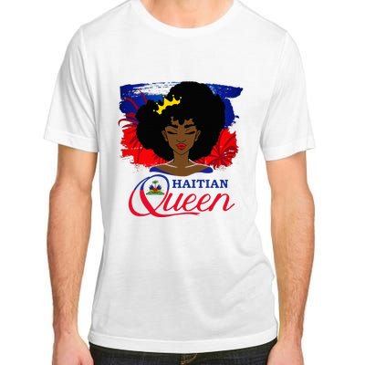 Haitian Queen Haiti Flag Melanin Adult ChromaSoft Performance T-Shirt