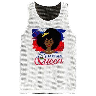 Haitian Queen Haiti Flag Melanin Mesh Reversible Basketball Jersey Tank