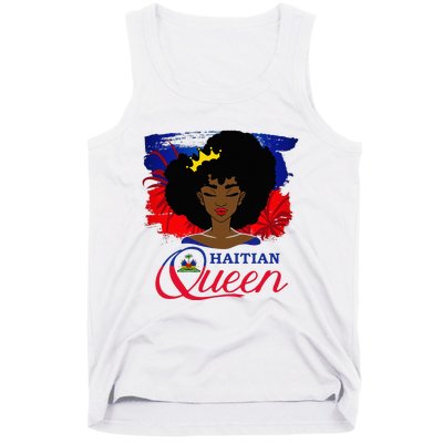 Haitian Queen Haiti Flag Melanin Tank Top