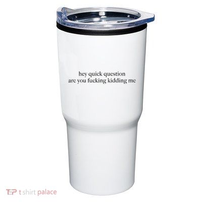 Hey Quick Question Are You Fcking Kidding Me Gift Tumbler