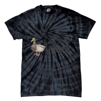 Hey Quick Question Wtaf Funny Duck Meme Retro Humor Joke Tie-Dye T-Shirt