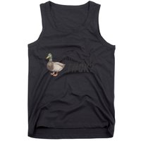Hey Quick Question Wtaf Funny Duck Meme Retro Humor Joke Tank Top