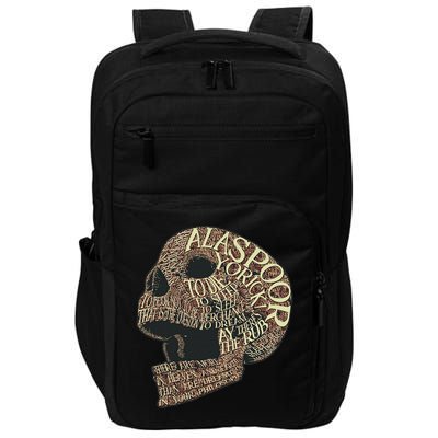 Hamlet Quote Skull Impact Tech Backpack