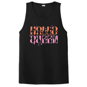 Hallo Queen Witch Groovy Funny Halloween Costumes Cute Gift PosiCharge Competitor Tank