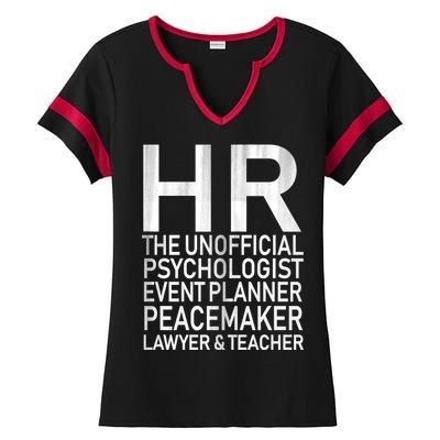 HR The Unofficial Psychologist  Ladies Halftime Notch Neck Tee