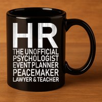 HR The Unofficial Psychologist  11oz C Handle Ceramic Mug