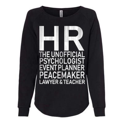 HR The Unofficial Psychologist  Womens California Wash Sweatshirt