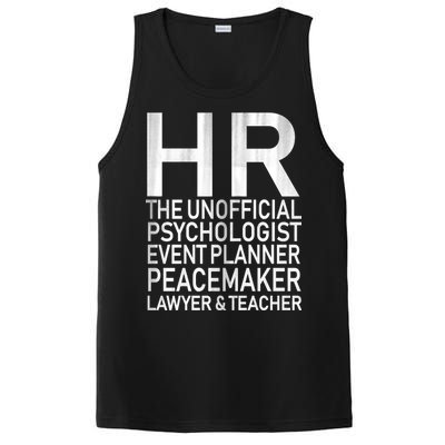 HR The Unofficial Psychologist  PosiCharge Competitor Tank