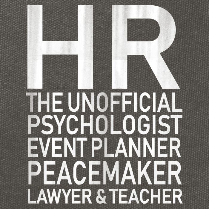 HR The Unofficial Psychologist  Cotton Canvas Backpack