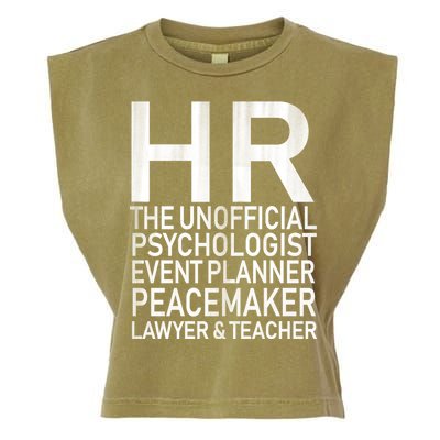 HR The Unofficial Psychologist  Garment-Dyed Women's Muscle Tee