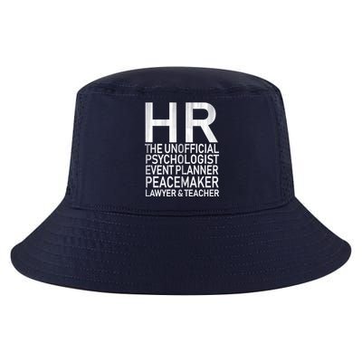 HR The Unofficial Psychologist  Cool Comfort Performance Bucket Hat