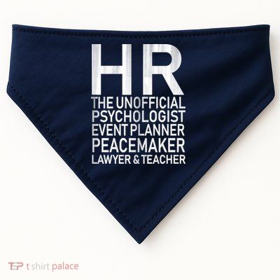 HR The Unofficial Psychologist  USA-Made Doggie Bandana