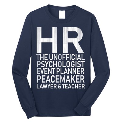 HR The Unofficial Psychologist  Long Sleeve Shirt