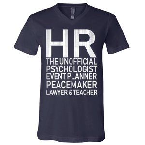 HR The Unofficial Psychologist  V-Neck T-Shirt