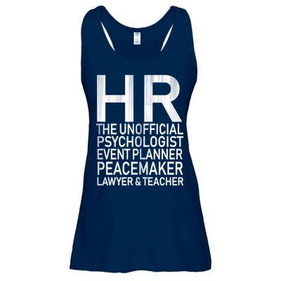 HR The Unofficial Psychologist  Ladies Essential Flowy Tank