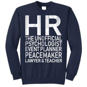 HR The Unofficial Psychologist  Tall Sweatshirt