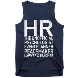 HR The Unofficial Psychologist  Tank Top