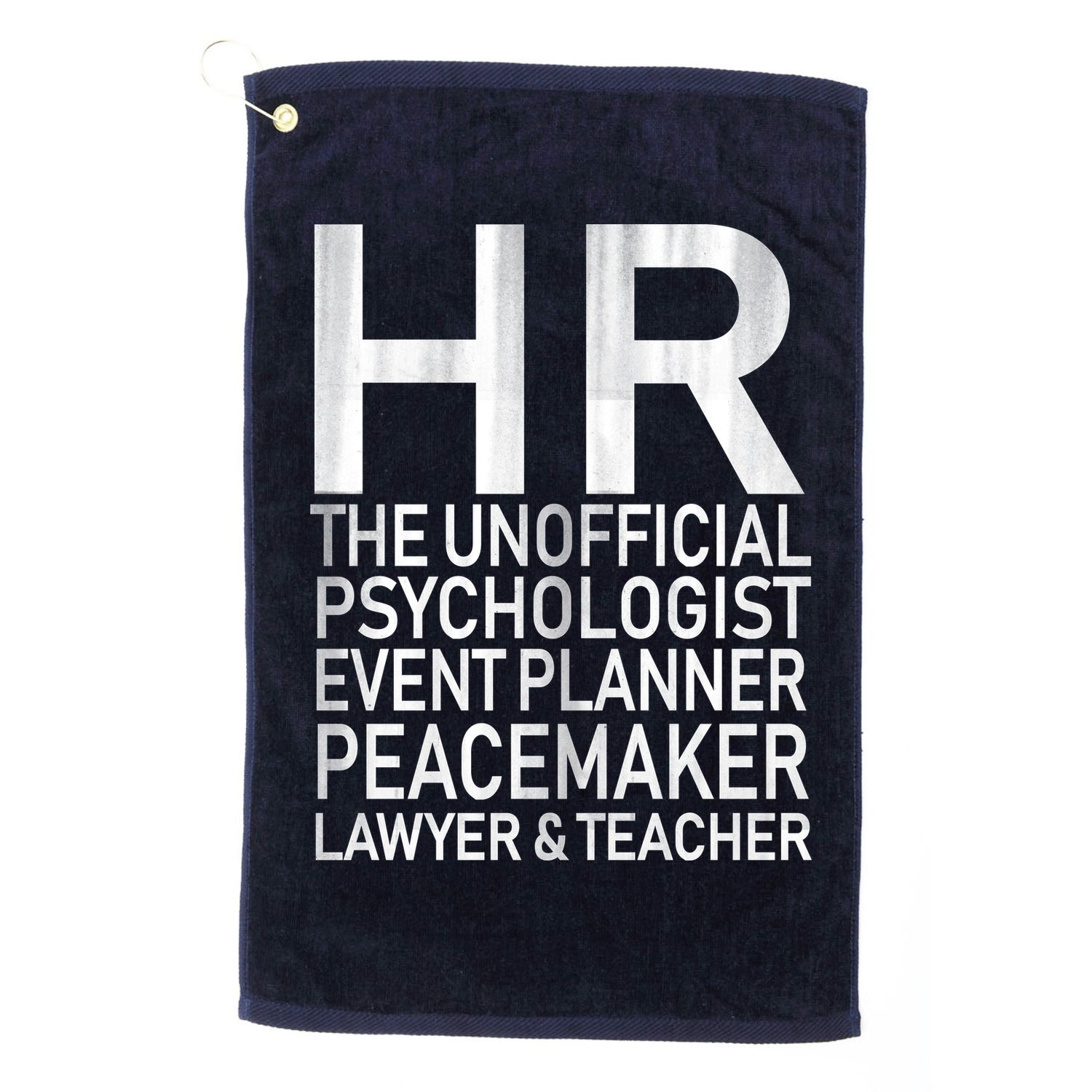 HR The Unofficial Psychologist  Golf Towel