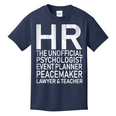 HR The Unofficial Psychologist  Kids T-Shirt