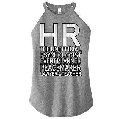 HR The Unofficial Psychologist  Women’s Perfect Tri Rocker Tank