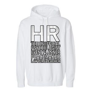 HR The Unofficial Psychologist  Garment-Dyed Fleece Hoodie