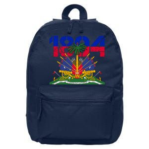 Haitian Revolution 1804 Haiti Haitian Flag Day Independence 16 in Basic Backpack