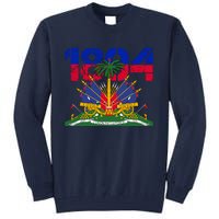 Haitian Revolution 1804 Haiti Haitian Flag Day Independence Tall Sweatshirt