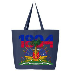 Haitian Revolution 1804 Haiti Haitian Flag Day Independence 25L Jumbo Tote