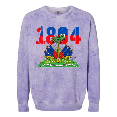 Haitian Revolution 1804 Haiti Haitian Flag Day Colorblast Crewneck Sweatshirt