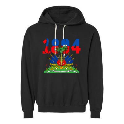 Haitian Revolution 1804 Haiti Haitian Flag Day Garment-Dyed Fleece Hoodie