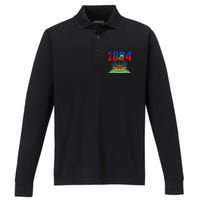 Haitian Revolution 1804 Haiti Haitian Flag Day Performance Long Sleeve Polo